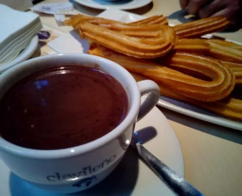 onmood churros con chocolate en madrid